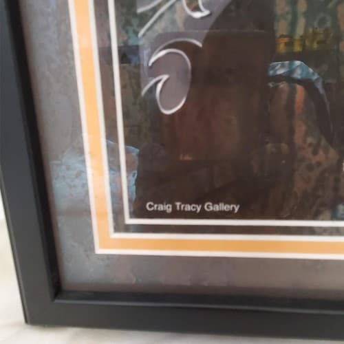 Craig Tracy 'Restless' Signed Framed Art Print old Tiger Design 11 x 14 - Thumbnail 4
