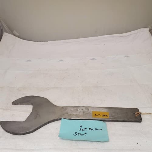 Vintage Large Open Ended Wrench LOT 566 - Image 1