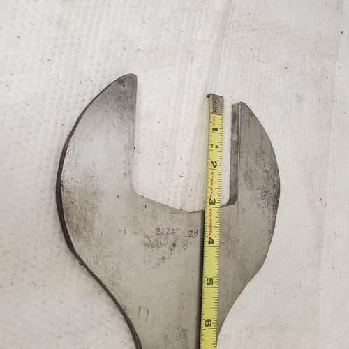 Vintage Large Open Ended Wrench LOT 566 - Thumbnail 6