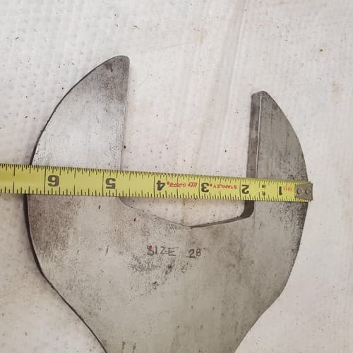 Vintage Large Open Ended Wrench LOT 566 - Thumbnail 5