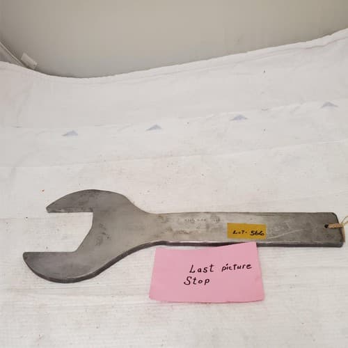 Vintage Large Open Ended Wrench LOT 566 - Thumbnail 8