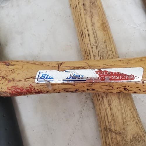 Lot of 6 Nupla Ball Peen Hammer Wood & Fiberglass Handle LOT-379 - Thumbnail 6