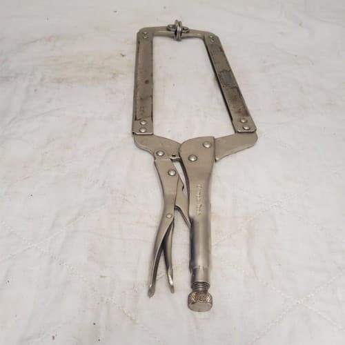 Olympia Tools 18" Locking C-Clamp Pliers with Swivel Pads LOT-236 - Thumbnail 4