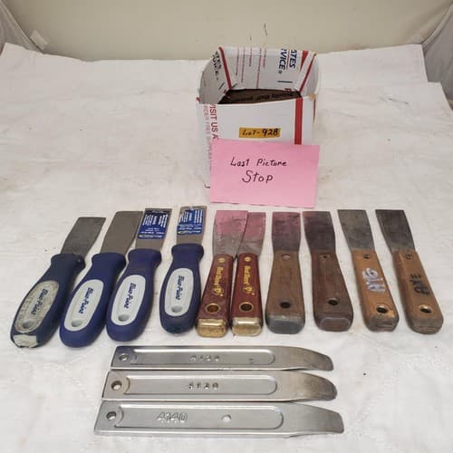 Lot of 13 Putty Knife Knives Gasket Scraper & Skin Wedge LOT-928 - Thumbnail 11
