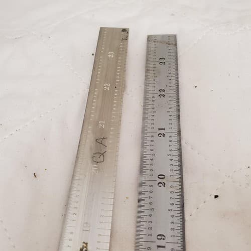 Lot of 16 Vintage Metal Measuring Tools Rulers, Calipers & More LOT-45 - Thumbnail 7