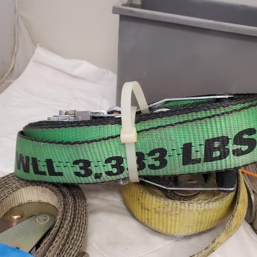 Lot of 7 Tie Down Strap Ratchet 5,000 LB. Load Limit 10 ft L 1"W 800 LOT-1062 - Thumbnail 6