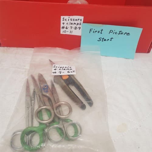 Lot of 6 Various type of Scissors & Pruning Snips #7 - Thumbnail 2