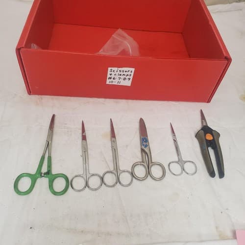 Lot of 6 Various type of Scissors & Pruning Snips #7 - Thumbnail 4