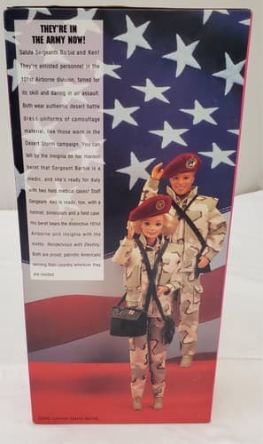 Barbie 1992 - Army Barbie - Stars 'n Stripes Collection - Thumbnail 5