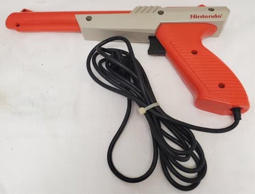 1985 Nintendo Zapper NES-005 Orange Light Gun - Thumbnail 4