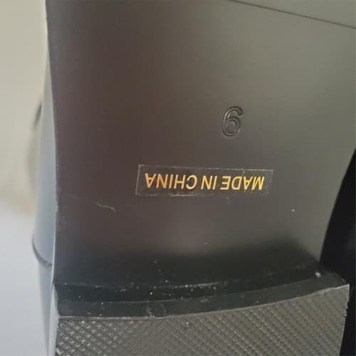 Vaslemuse Womens Black Knee High Boots Square Toe Block Heel Size 6 - Thumbnail 6