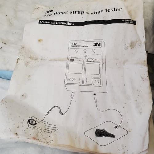 3M 740 LED Combo Wrist Strap and Footwear Tester - Thumbnail 5