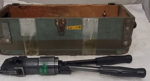 AMP Tyco 69062 Teledyne Hydraulic Crimping Tool with Case Lot-1118 - Image 1