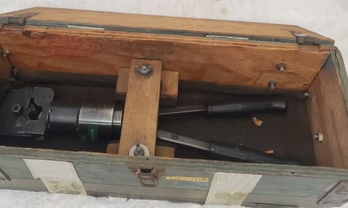 AMP Tyco 69062 Teledyne Hydraulic Crimping Tool with Case Lot-1118 - Thumbnail 6