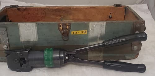 AMP Tyco 69062 Teledyne Hydraulic Crimping Tool with Case Lot-1118 - Thumbnail 10