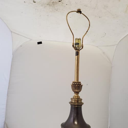 Vintage Stiffel Brass Urn Portable Table Lamp A11 - Thumbnail 6