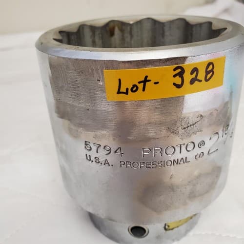 Proto 5794 SAE 2-15/16" Socket 1" Drive 12 Point Professional Tool LOT-328 - Thumbnail 3