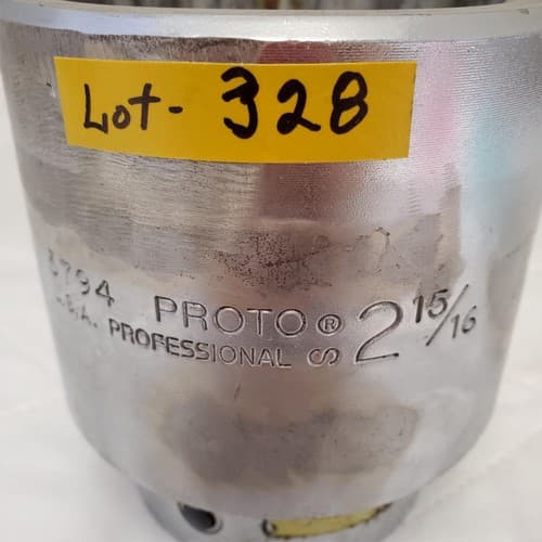 Proto 5794 SAE 2-15/16" Socket 1" Drive 12 Point Professional Tool LOT-328 - Thumbnail 2
