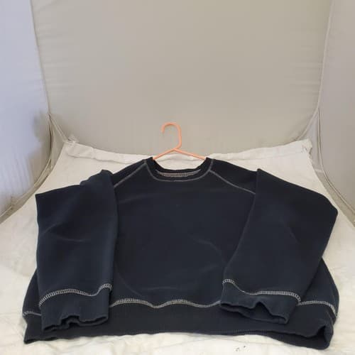 Champ Sports Men's Polo Full Sleeve T-shirt Black Size Small - Thumbnail 2