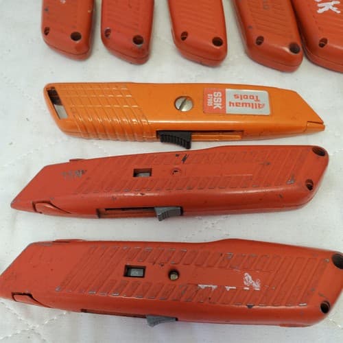 Lot of 11 Wiss Wk8v Retractable Utility Knife With 3 Blades Carde LOT-529 - Thumbnail 6