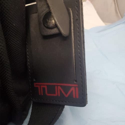 TUMI Black Ballistic Nylon Laptop Briefcase Shoulder Bag Travel Work Office - Thumbnail 2