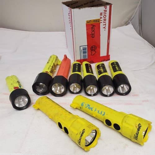 Lot of 9 Nightstick LED Flashlights Mixed Models & Colors LOT-1052 - Image 1