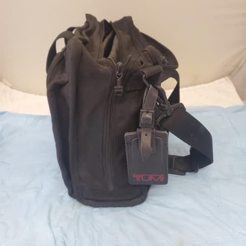 TUMI Black Ballistic Nylon Laptop Briefcase Shoulder Bag Travel Work Office - Thumbnail 5