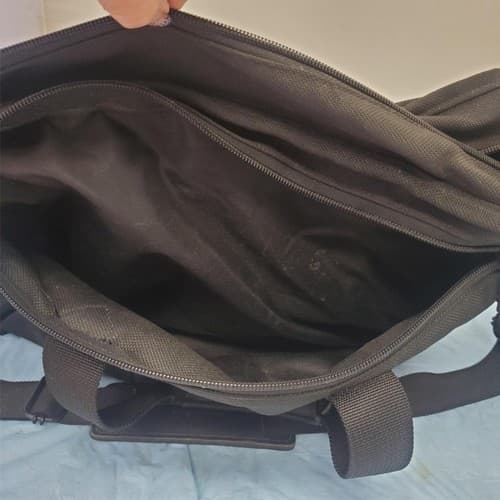 TUMI Black Ballistic Nylon Laptop Briefcase Shoulder Bag Travel Work Office - Thumbnail 7