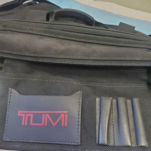 TUMI Black Ballistic Nylon Laptop Briefcase Shoulder Bag Travel Work Office - Thumbnail 10