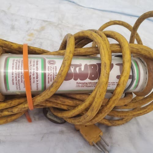 Vintage General Manufacturing Fluorescent Hand Lamp Fluorescent Light - Yellow - Thumbnail 11