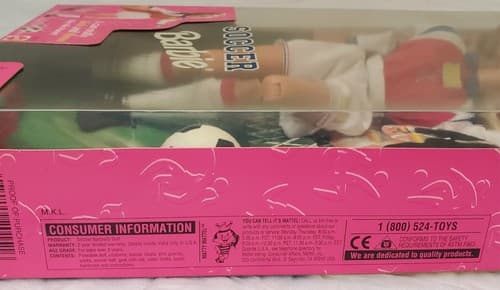 Barbie Soccer Doll Mia Hamm 1999 USA World Cup #20151 Mattel Kicks & Throws - Thumbnail 3