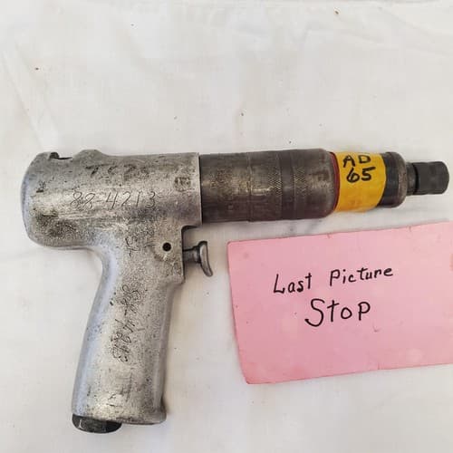 Vintange Pneumatic Rivet Screw Gun Aircraft Tool Air Tool Industrial AD65 - Thumbnail 6