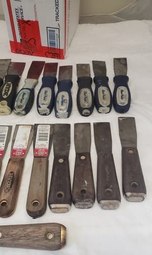 Lot of 27 Assorted Putty Knives & Scrapers Mixed Brands for Paint LOT-1059 - Thumbnail 6