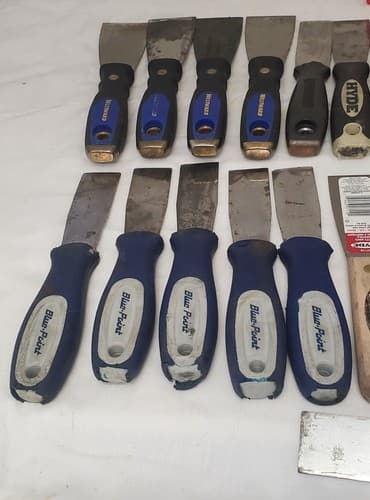 Lot of 27 Assorted Putty Knives & Scrapers Mixed Brands for Paint LOT-1059 - Thumbnail 4