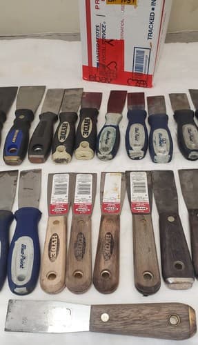 Lot of 27 Assorted Putty Knives & Scrapers Mixed Brands for Paint LOT-1059 - Thumbnail 5