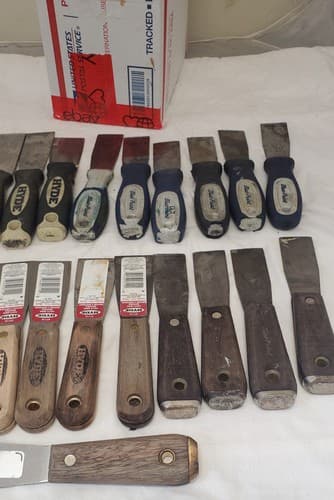 Lot of 27 Assorted Putty Knives & Scrapers Mixed Brands for Paint LOT-1059 - Thumbnail 10