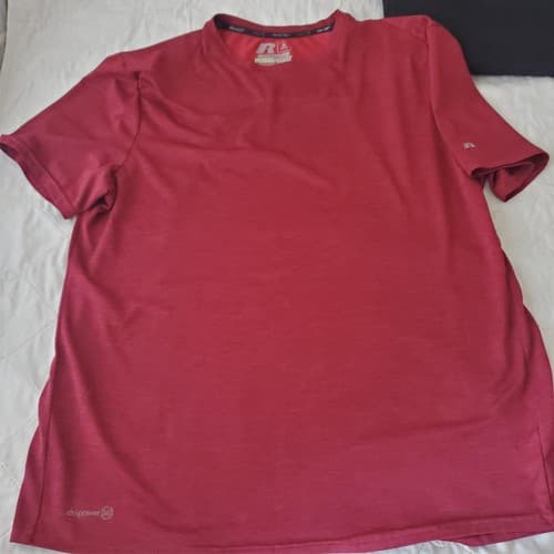 Lot of 4 Assorted Size M 38-40 Russell & Other Brand Dry Fit Short Sleeve Shirt - Thumbnail 8