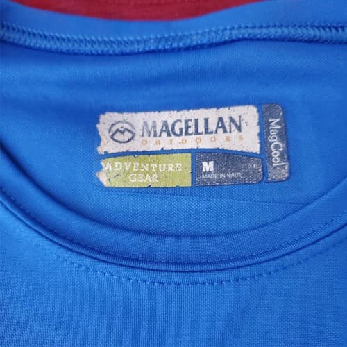 Lot of 4 Assorted Size M 38-40 Russell & Other Brand Dry Fit Short Sleeve Shirt - Thumbnail 3