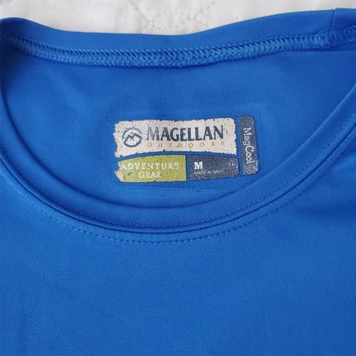 Lot of 4 Assorted Size M 38-40 Russell & Other Brand Dry Fit Short Sleeve Shirt - Thumbnail 14