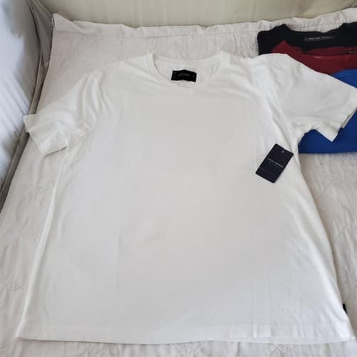 Lot of 4 Assorted Size M 38-40 Russell & Other Brand Dry Fit Short Sleeve Shirt - Thumbnail 16