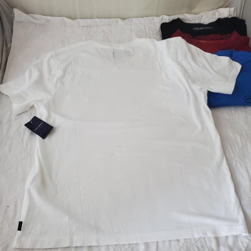 Lot of 4 Assorted Size M 38-40 Russell & Other Brand Dry Fit Short Sleeve Shirt - Thumbnail 21