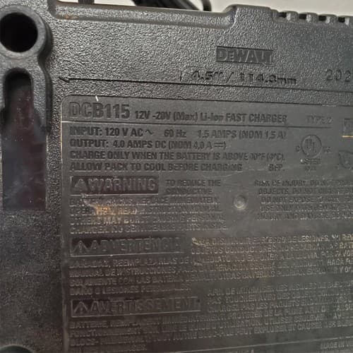 Dewalt DCB115 12V MAX 20V Lithium-Ion Battery Charger LOT-618 - Thumbnail 3