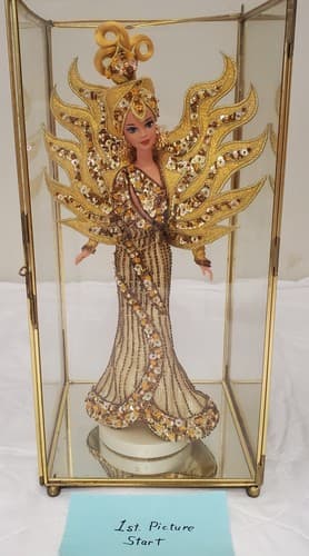 Vintage 1995 Bob Mackie Goddess of the Sun Barbie #14056 Limited Edition. - Image 1