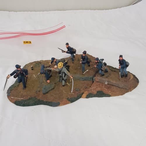 King and Country Britain's American Civil War Soldiers Diorama CM-3 - Thumbnail 2