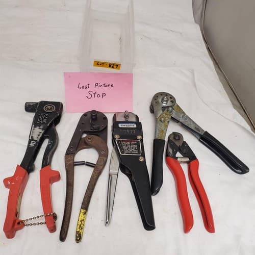Lot of 5 Marson, Loos & Co. & more Crimping and Wire Stripping Tools Set LOT-829 - Thumbnail 11