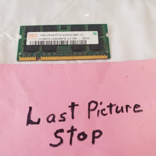 Hynix HYMP512S64BP8-C4 PC2-4200S-444-12 DDR2 1GB 2RX8 Laptop Memory - Thumbnail 4
