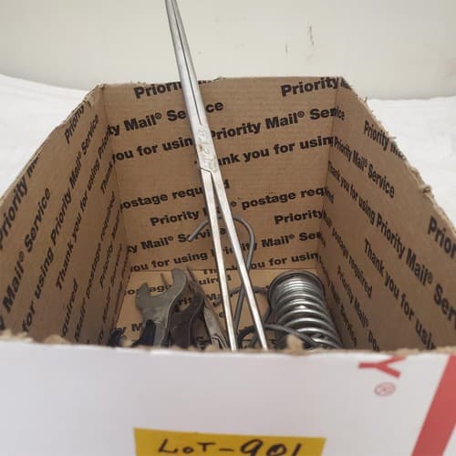 Lot of Assorted Surgical Forceps Scissors Tweezers and Small Wrenches LOT-901 - Thumbnail 3