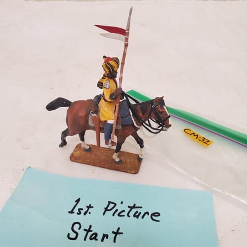 Metal Hand Painted 54mm SOE002 Skinner's Horse Lancer CM-32 - Image 1