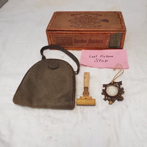 Lot of 4 Vintage Max Keller Travel Shaving Kit – Safety Razor, Containers & Leat - Thumbnail 13