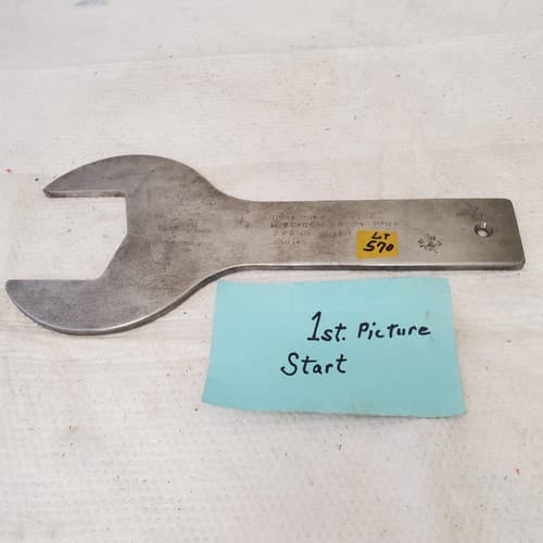 Vintage Large Open Ended Wrench LOT 570 - Image 1